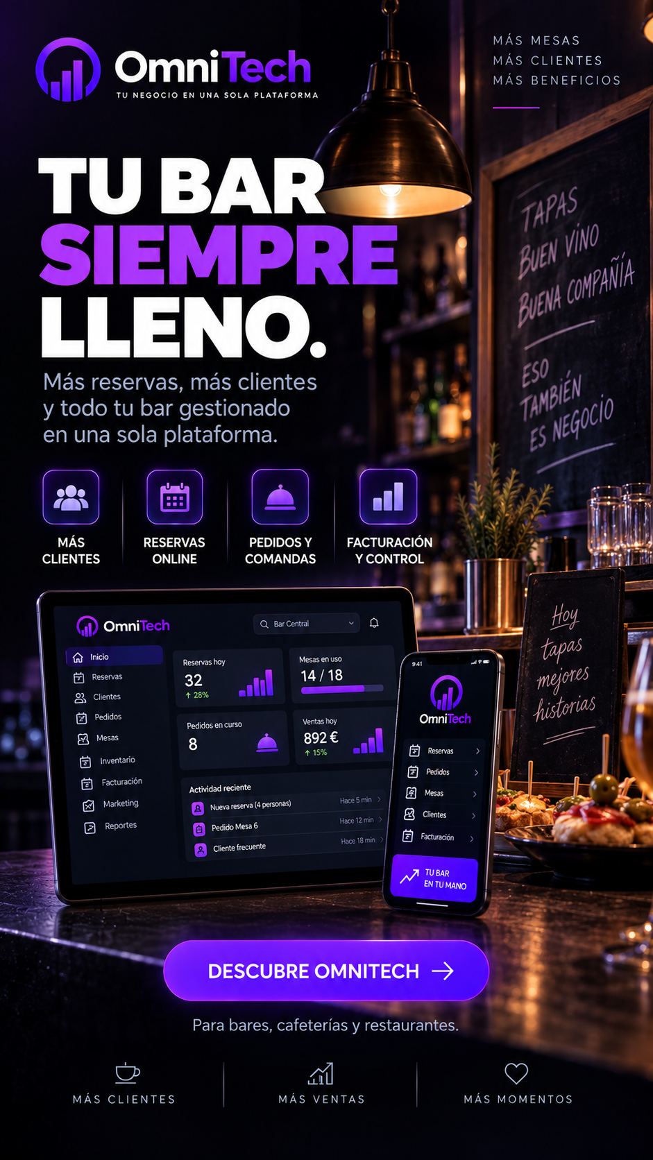 TU BAR SIEMPRE LLENO